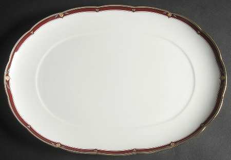 Queen's Splendor 16" Oval Serving Platter