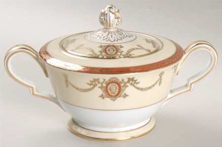 Rainbow Sugar Bowl & Lid