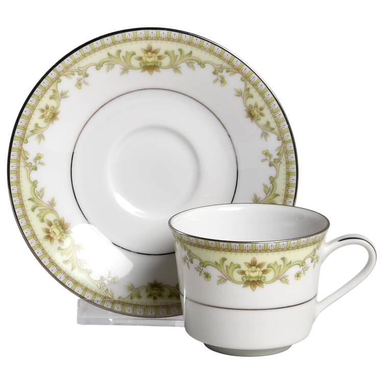 Raleigh Footed Demitasse Cup & Saucer Set