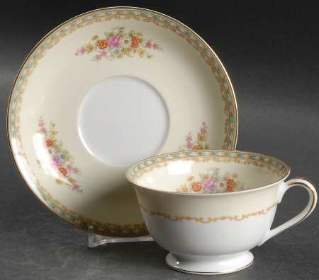 Ransdell Footed Cup & Saucer Set