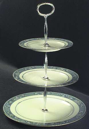 Randolph 13 7/8"-14 1/4" 3-Tiered Serving Tray(DP,SP,BB) HC