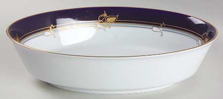 Rangoon 9" Oval Vegetable Bowl