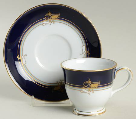 Rangoon Footed Demitasse Cup & Saucer Set