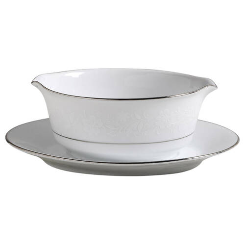 Ranier Gravy Boat with Attached Underplate