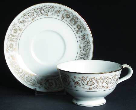 Raphael Footed Cup & Saucer Set