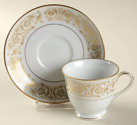 Raphael Footed Demitasse Cup & Saucer Set