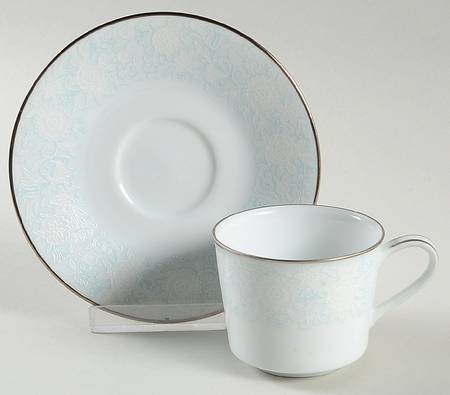Ravel Flat Demitasse Cup & Saucer Set