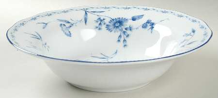 Regis Blue 10" Round Vegetable Bowl