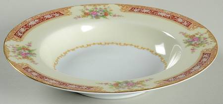 Redlace Rim Soup Bowl