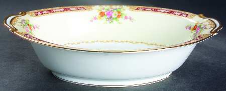 Redlace 10" Oval Vegetable Bowl