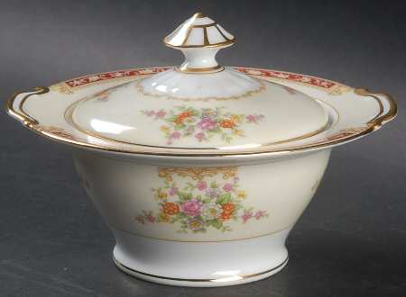 Redlace Sugar Bowl & Lid