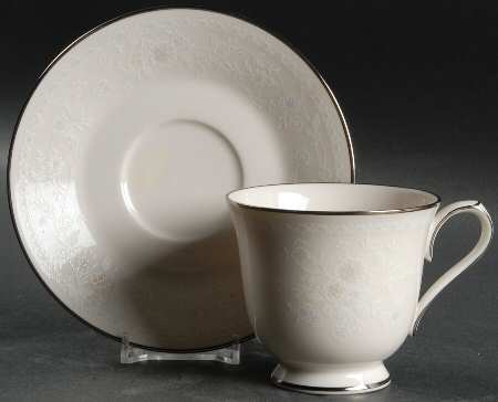 Refinement Footed Cup & Saucer Set