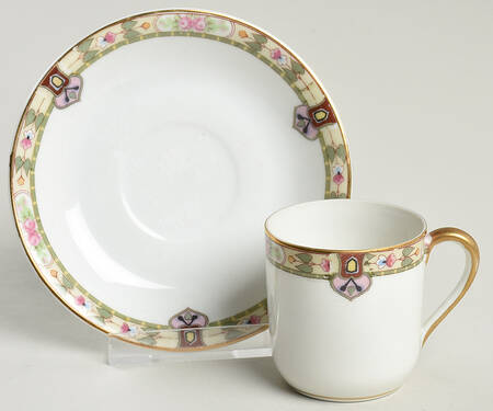 Regina Flat Demitasse Cup & Saucer Set
