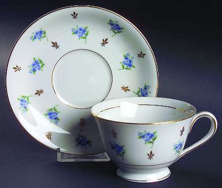 Remembrance Footed Cup & Saucer Set