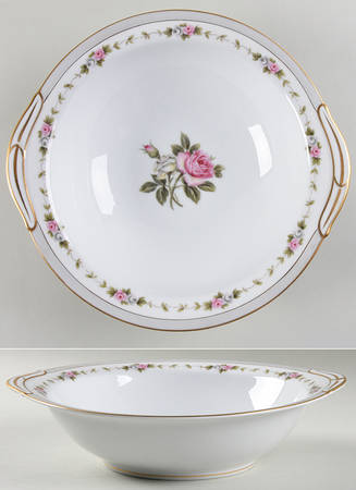 Reverie (Gold Trim) 10" Round Vegetable Bowl