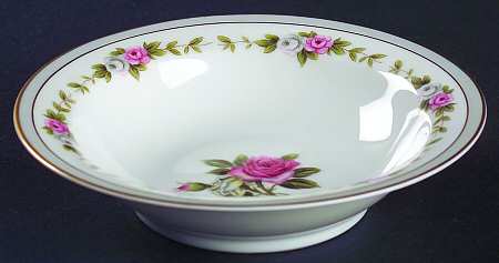 Reverie (Gold Trim) Rim Fruit/Dessert (Sauce) Bowl