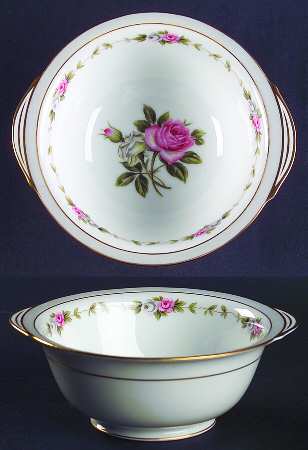 Reverie (Gold Trim) Lugged Cereal Bowl