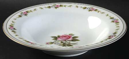 Reverie (Gold Trim) Rim Soup Bowl