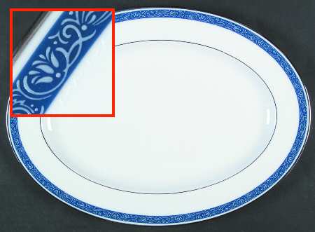 Rhapsody 14" Oval Serving Platter