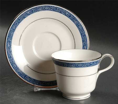 Rhapsody Footed Cup & Saucer Set