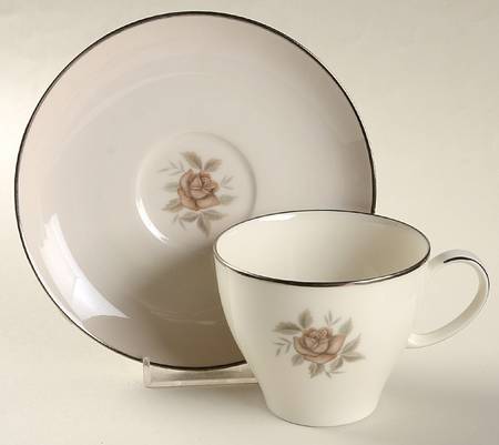 Rhoda Flat Cup & Saucer Set