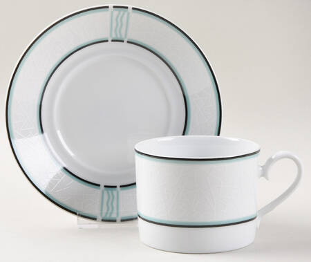 Ricochet Flat Cup & Saucer Set