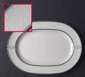 Ricochet 12" Oval Serving Platter