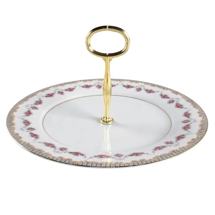 Ridgewood Round Serving Plate with Center Handle (Dp) Hc