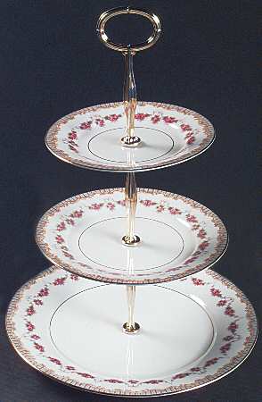 Ridgewood 13 7/8"-14 1/4" 3-Tiered Serving Tray(DP,SP,BB) HC