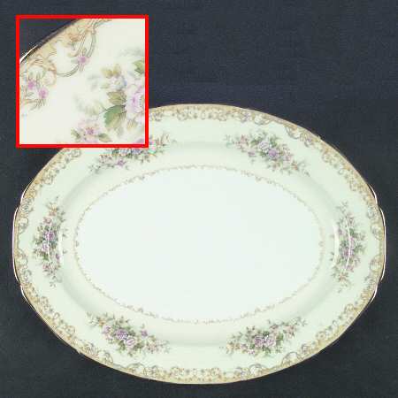 Ridley 13" Oval Serving Platter