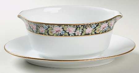 Rima Gravy Boat with Attached Underplate