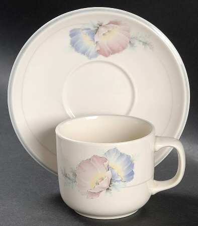 Ringlet Flat Cup & Saucer Set