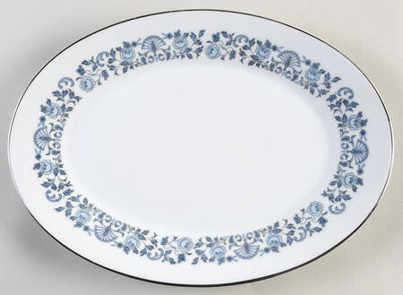 Royal Blue 12" Oval Serving Platter