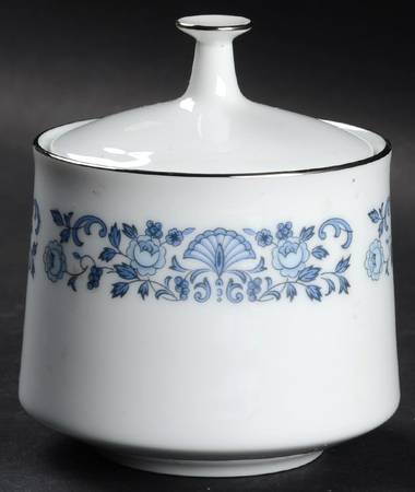Royal Blue Sugar Bowl & Lid