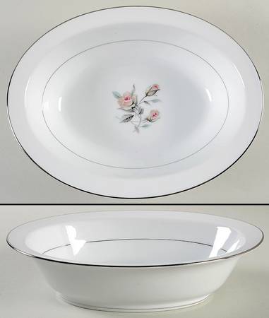 Rosebowl 10" Oval Vegetable Bowl