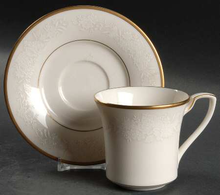 Royal Britannia Flat Cup & Saucer Set