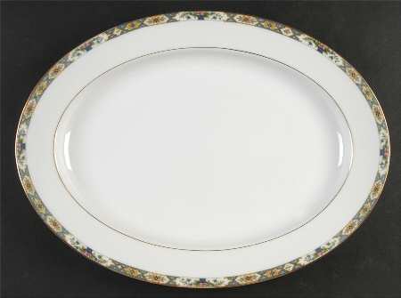 Rochambeau 16" Oval Serving Platter