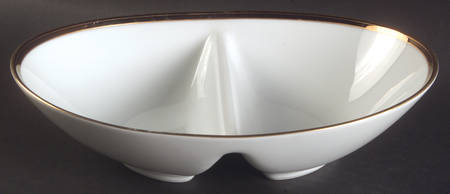 Royale Cafe 10" Oval Divided Vegetable Bowl
