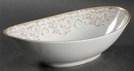 Rochelle 10" Oval Vegetable Bowl