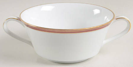 Royale Claret Flat Cream Soup Bowl