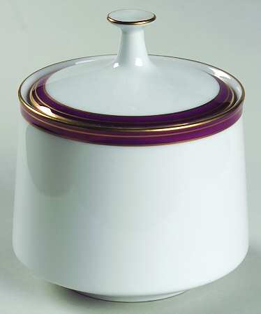 Royale Claret Sugar Bowl & Lid