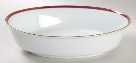 Royale Claret 9" Oval Vegetable Bowl