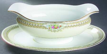 Rodista Gravy Boat with Attached Underplate