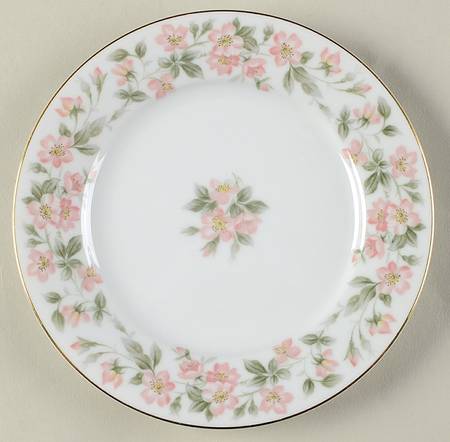 Rose Garden Bread & Butter Plate