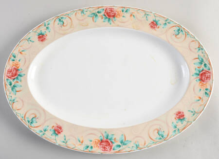 Rose Gate 16" Oval Serving Platter