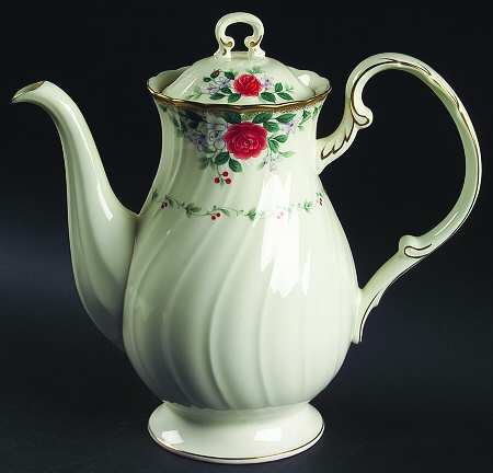 Rose Legend Coffee Pot & Lid