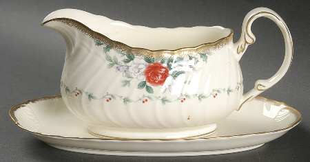 Rose Legend Gravy Boat & Underplate