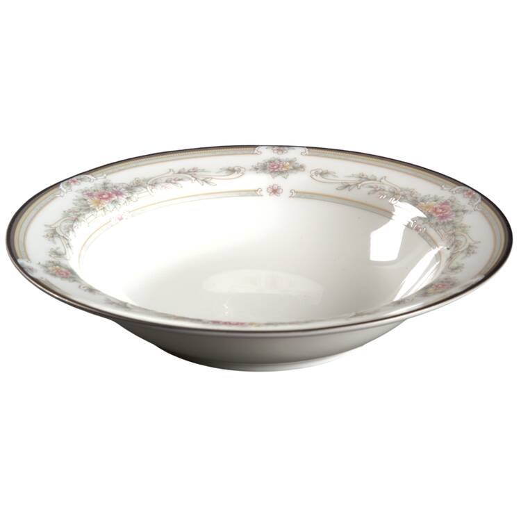 Rose Memento Rim Fruit/Dessert (Sauce) Bowl