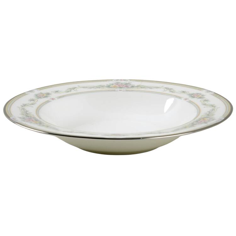 Rose Memento Rim Soup Bowl