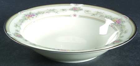 Rose Memento Rim Fruit/Dessert (Sauce) Bowl